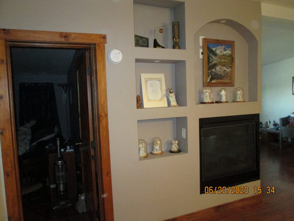 Fireplace - from the dining room